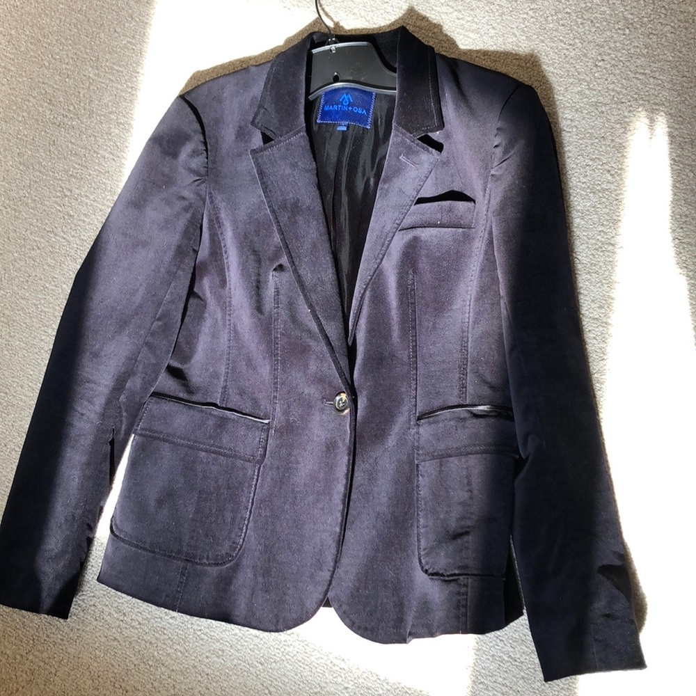 Martin & Osa velvet blazer
